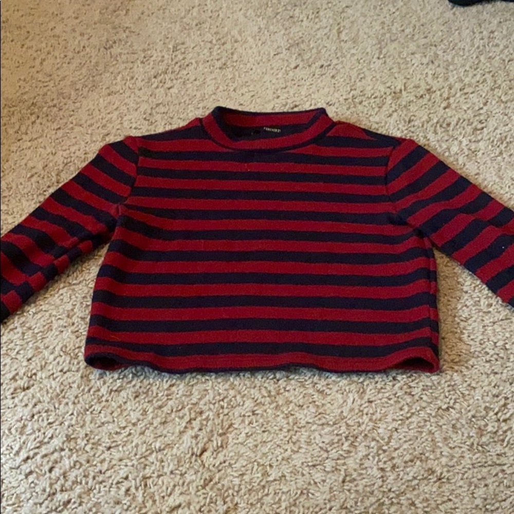 Forever 21 Turtle Neck Crop Top